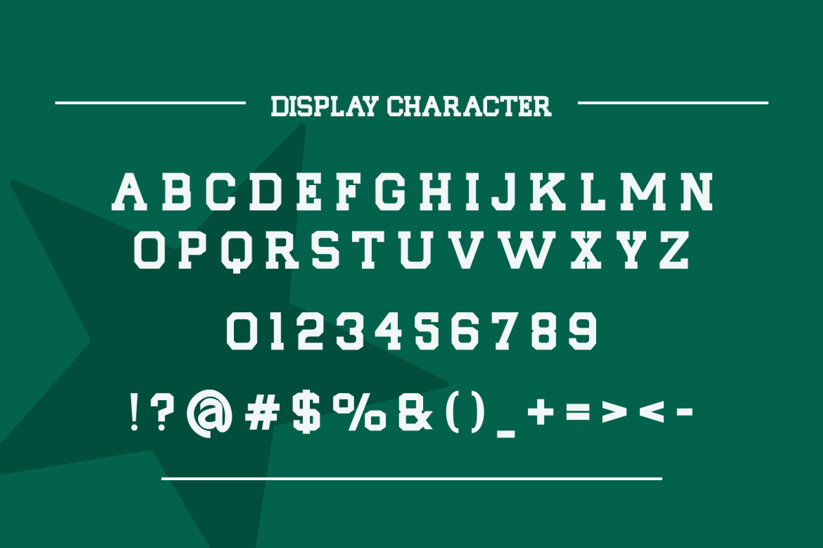 Yokota Bold Display Typeface, a Slab Serif Font by Vadovastd (Photo 2 of 7)