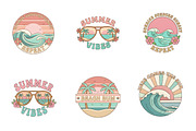 Vintage Beach Summer Sublimation, an Illustration by SinaCreation (Thumbnail 3 of 11)