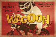 Wagoon - Funny Style Font, a Font by JumboDesign (Thumbnail 1 of 5)
