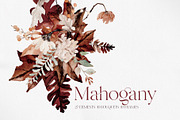 Watercolor Clipart - MAHOGANY FALL, a Decorative Illustration by Beigetime (Thumbnail 1 of 15)