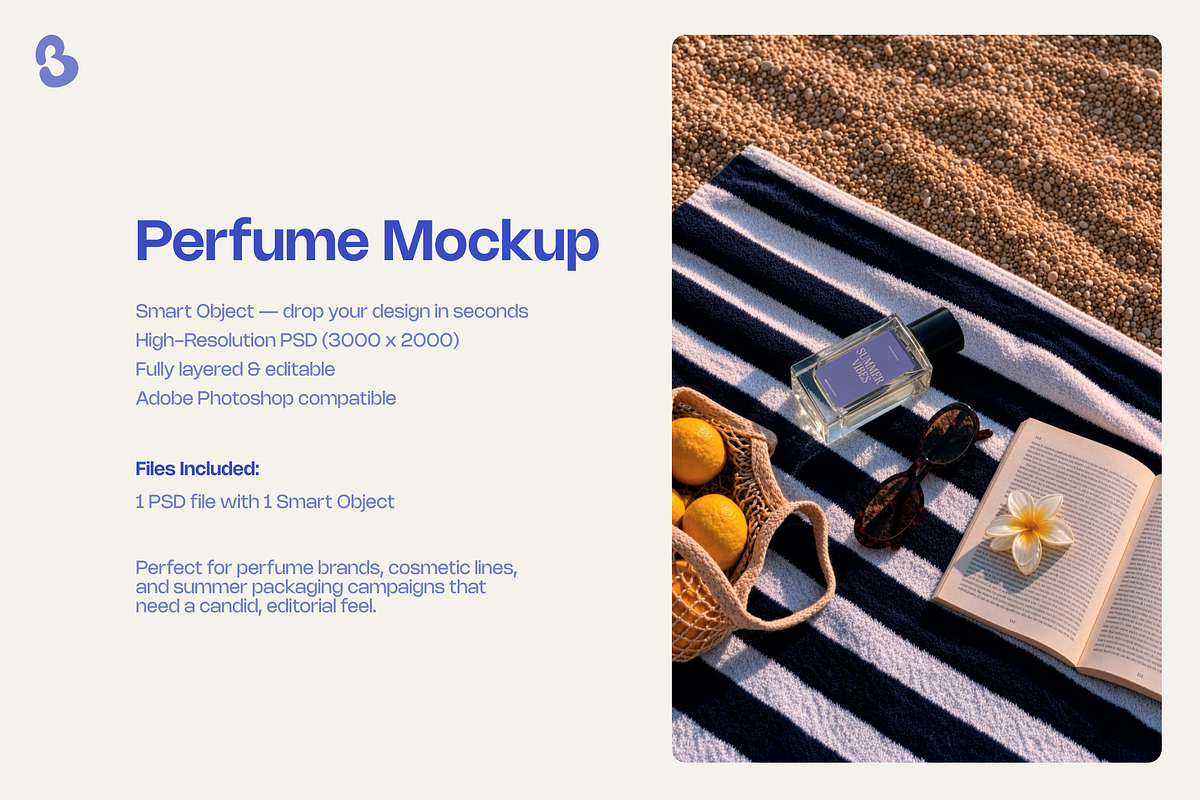 Perfume Bottle Mockup PSD, a Packaging Mockup by Bruto Mockups (Photo 2 of 3)