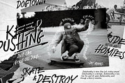 Thrasher Head - Raw Type, a Handwritten Font by ikiiko (Thumbnail 4 of 7)