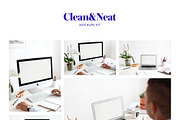 Clean&Neat - iMac/Macbook  Mockups, a Mac Mockup by Great Simple (Thumbnail 5 of 5)