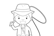 80x Professions for Coloring, an Education Illustration by asantosg (Thumbnail 3 of 17)