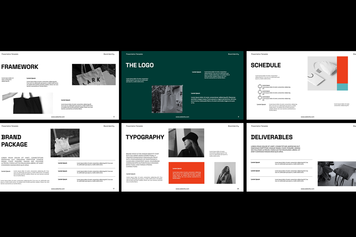 Boston Brand Identity Figma Template, a Presentation Template by Creative Glide (Photo 2 of 6)