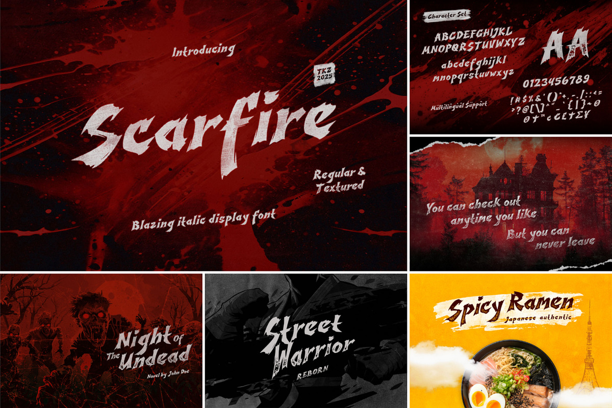 Japan Brush Style Font Bundle, a Handwritten Font by tkzgraphic (Photo 10 of 15)