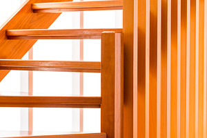 Wooden Staircase, an Architecture Photo by THP Creative