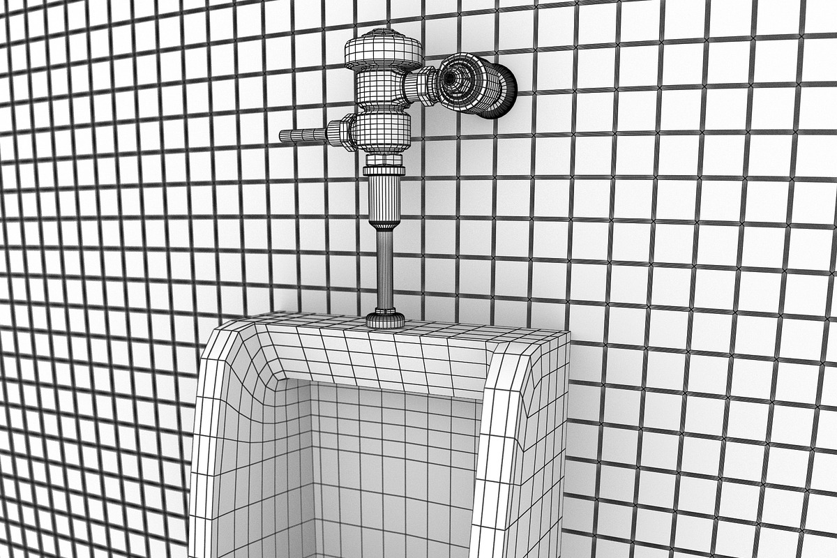 Urinal, a Furniture 3D Model by JokerMartini (Photo 3 of 3)