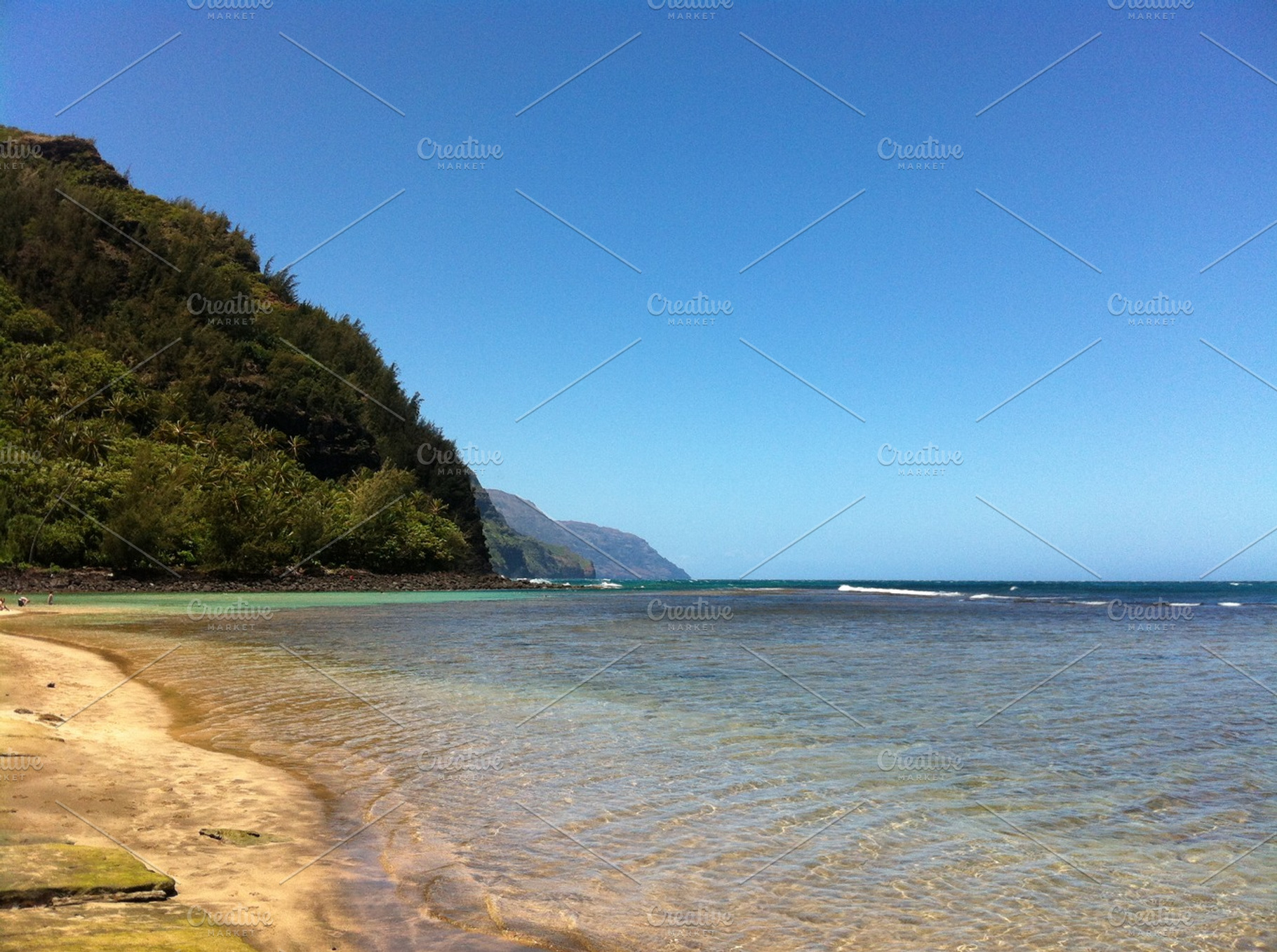 Beautiful Beach in Kauai, Hawaii, a Nature Photo by lizzyad