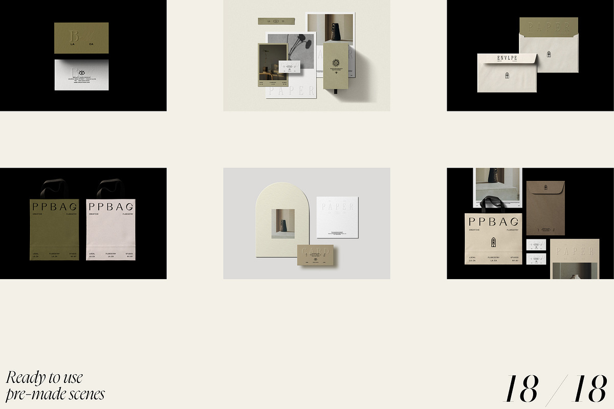 Ollie - Stationery Mockup Kit, a Product Mockup by Creatoom (Photo 6 of 14)