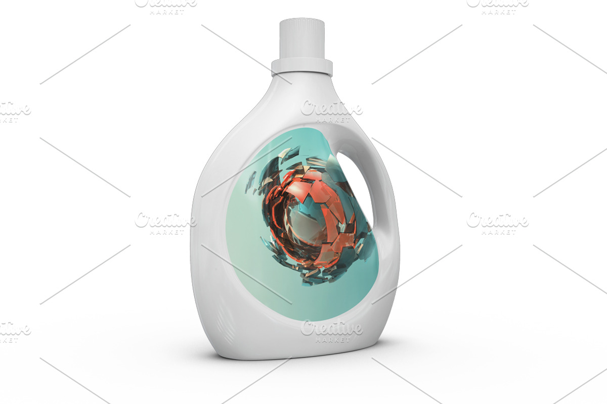 Detergent Bottle Mock-up, an Advertising Mockup by PixelMockup (Photo 7 of 11)