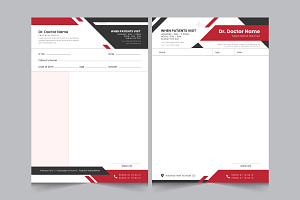 Set of doctor prescription template, a Stationery Template by thedesignsource