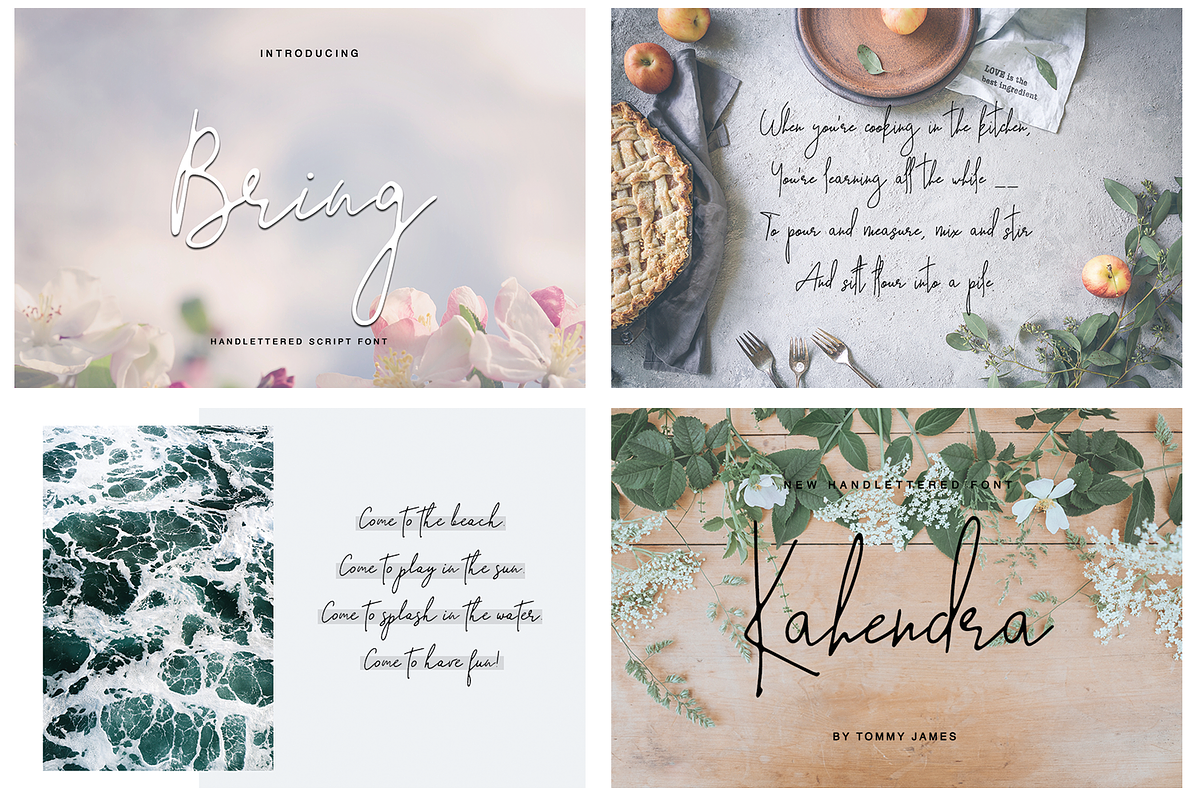 Hand Written Font Bundle 90 in 1, a Script Font by Quothron (Photo 60 of 64)