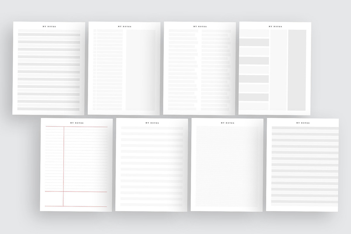CANVA 70+ NOTES BUNDLE, a Stationery Template by MNT-Creator (Photo 3 of 4)