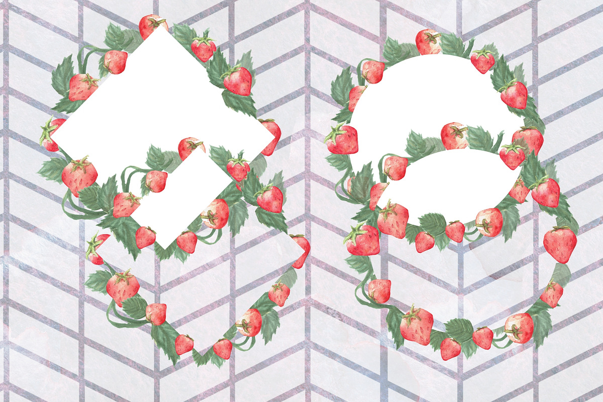 Strawberry Wreaths and More, a Food Illustration by Tubigan Art (Photo 5 of 8)