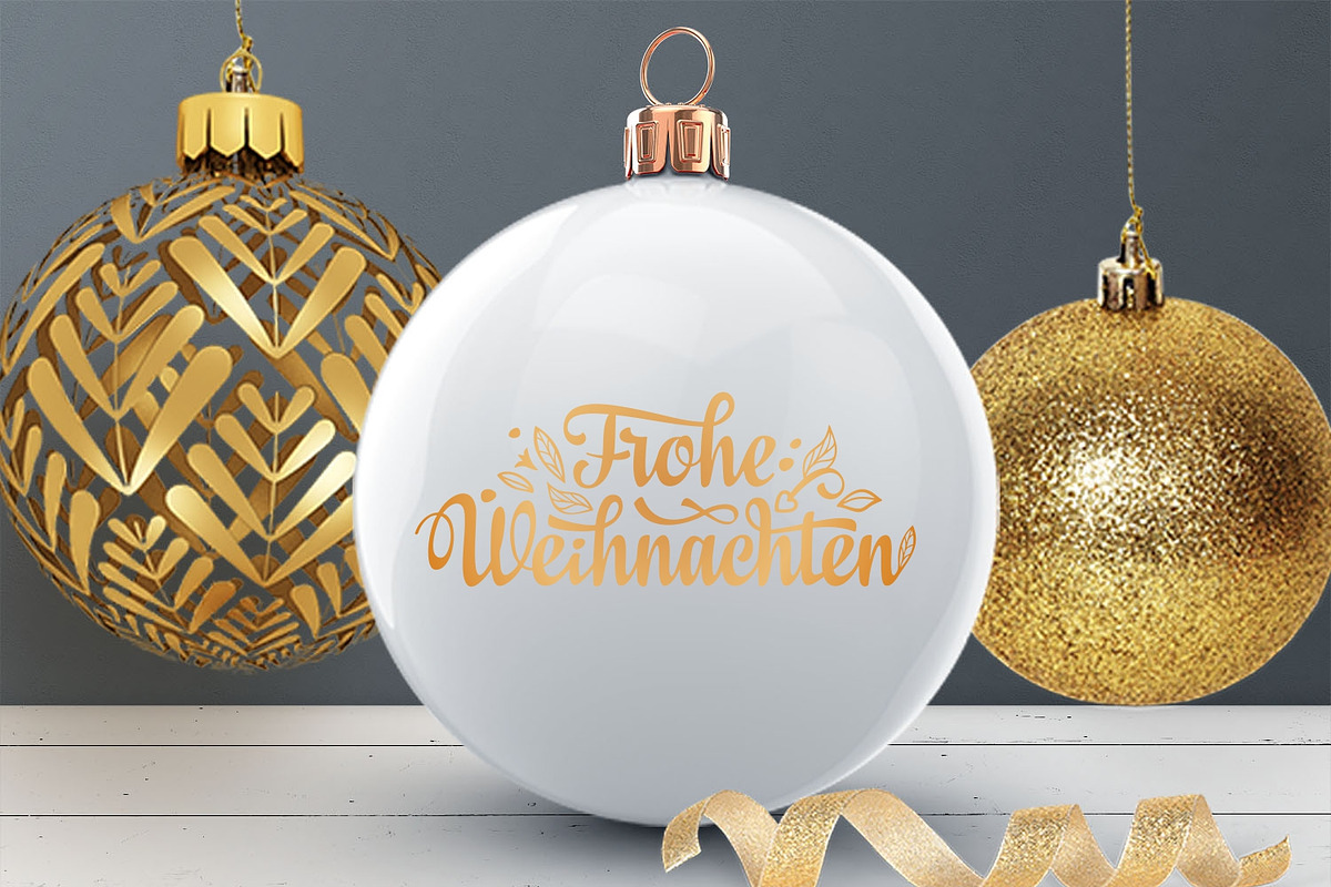 Frohe Weihnachten Deutschland svg, an Object Graphic by Zoya Miller (Photo 5 of 7)
