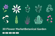 30 Colorful Floral Illustrations, a Decorative Illustration by crafty (Thumbnail 3 of 4)