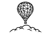 Hot Air Balloon Silhouette Bundle, an Object Illustration by Gaye Art (Thumbnail 30 of 31)