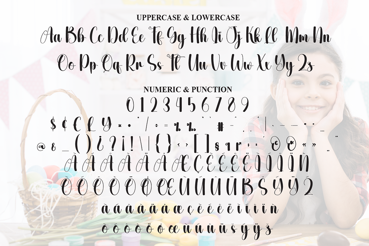 Easter Charming | Script Font, a Handwritten Font by Scratchones (Photo 7 of 9)