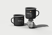 Enamel Mug Mockups, a Product Mockup by fakhroo (Thumbnail 2 of 3)