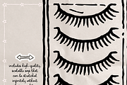 Lash Tech Clipart, Beauty Doodles, an Object Illustration by The October Creative (Thumbnail 3 of 6)