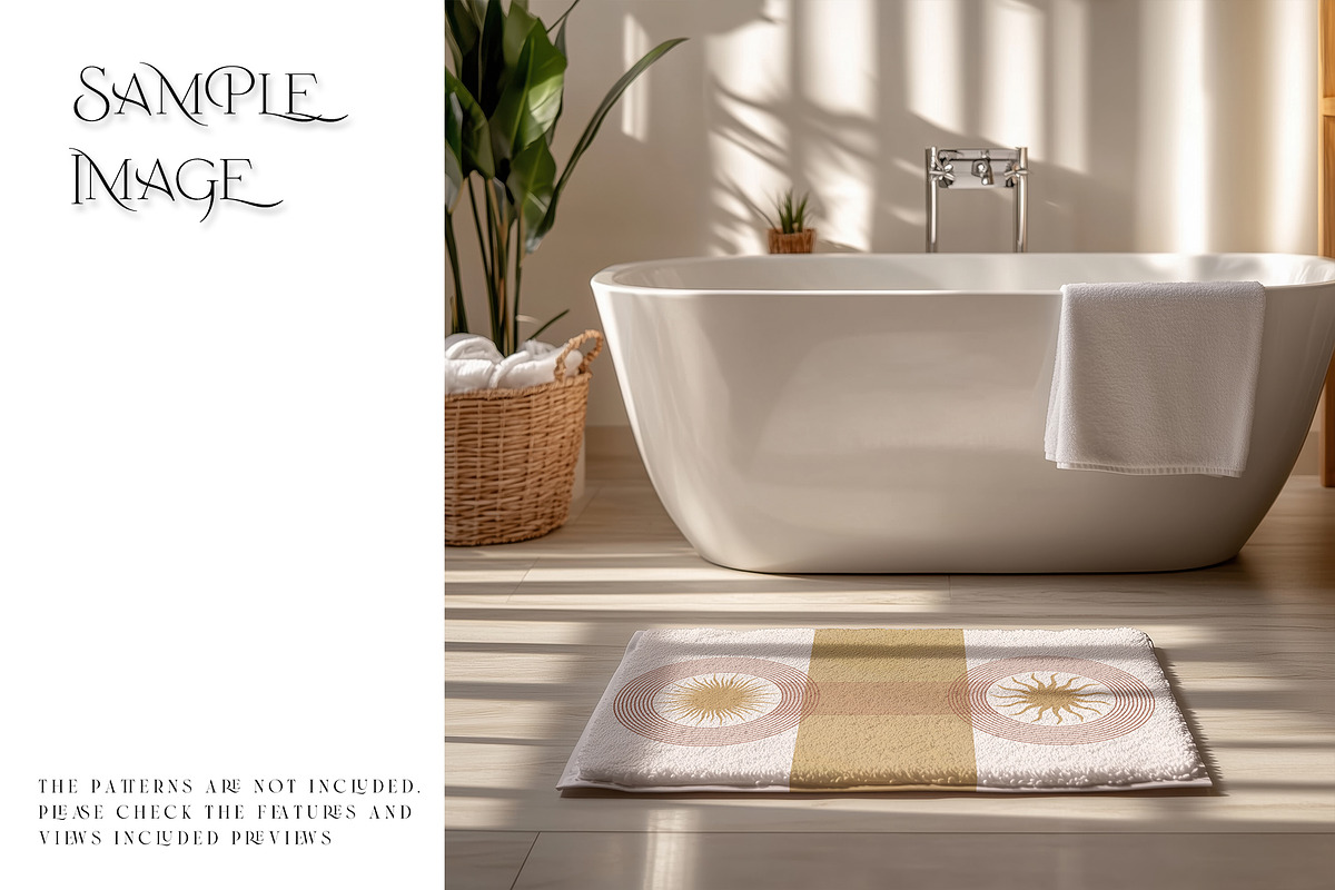 Bath Mat Mockups, a Household Mockup by mock-ups (Photo 8 of 11)