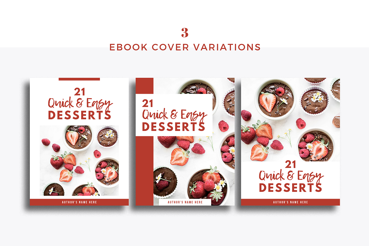 Recipe Book / Cookbook Template, a Magazine Template by ProductiveandFree (Photo 5 of 12)