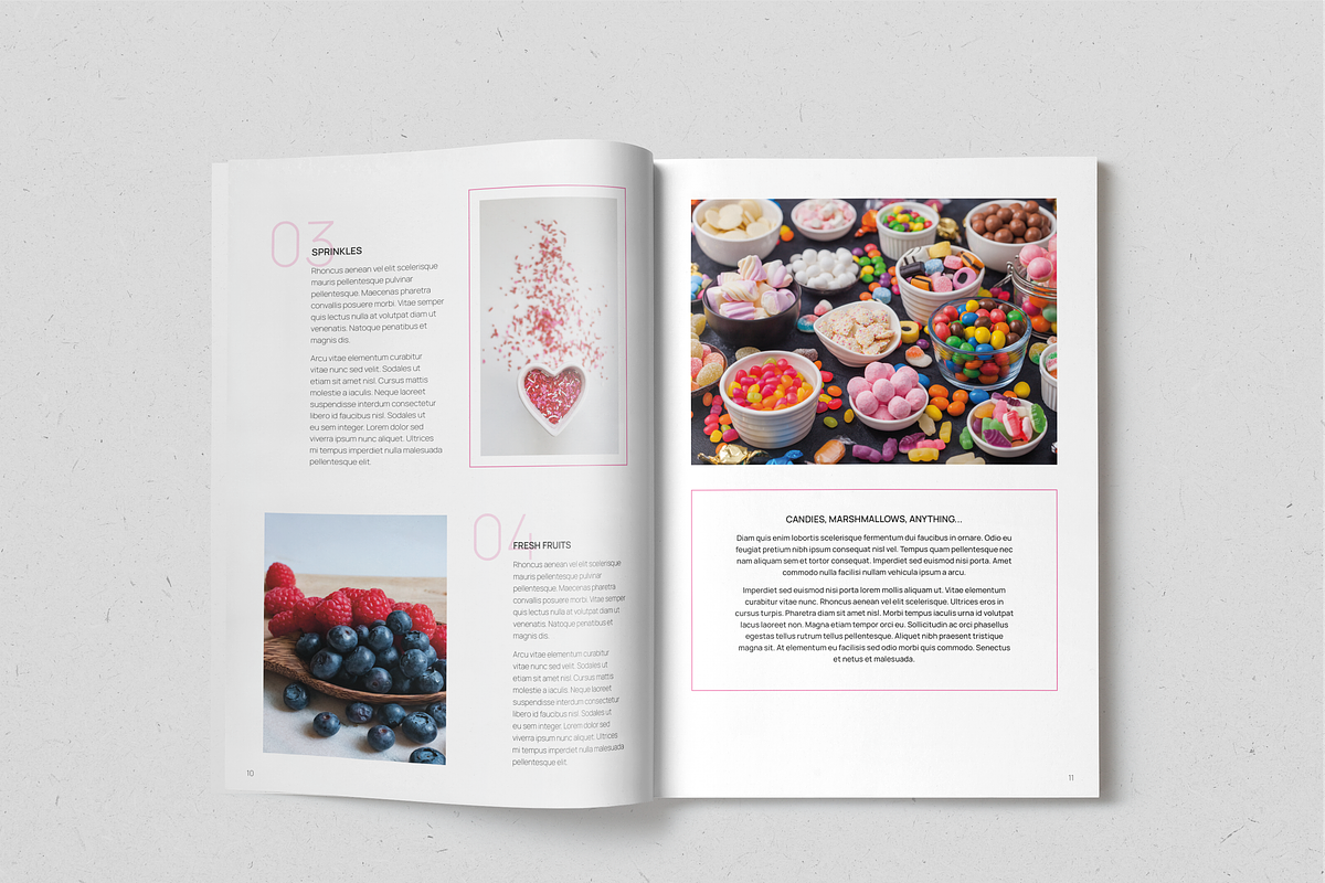 Sweet Heaven Recipe Book, a Magazine Template by SonaGeciova (Photo 7 of 18)