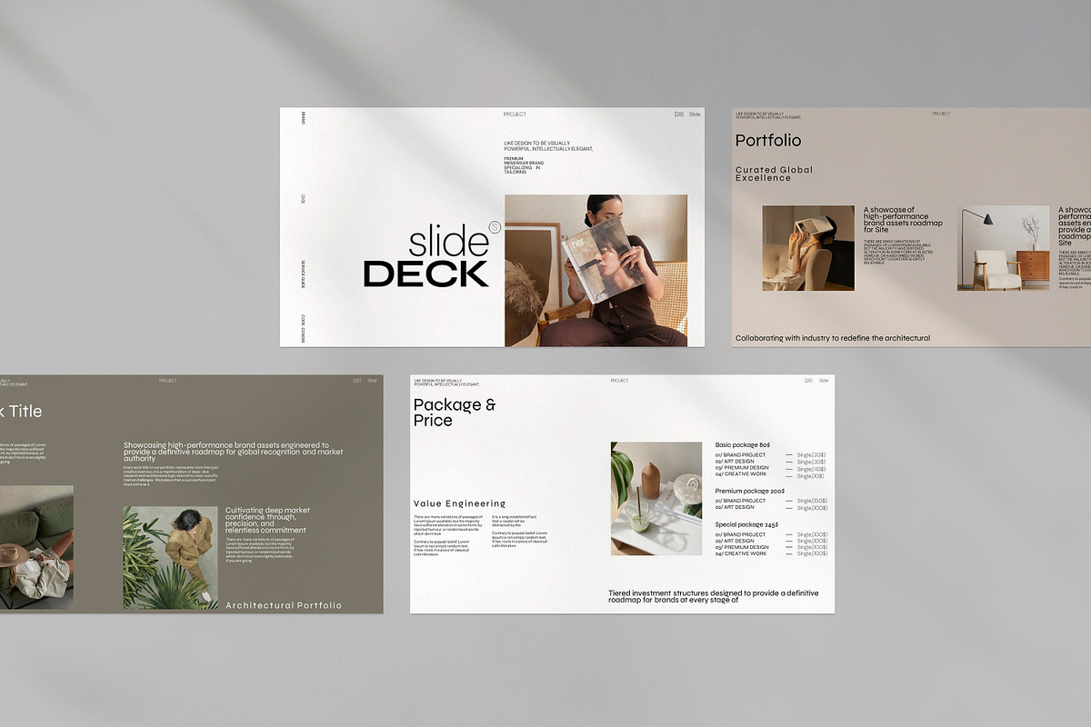 Slide Deck Presentation Template, a Presentation Template by Slide_Genius1 (Photo 5 of 10)