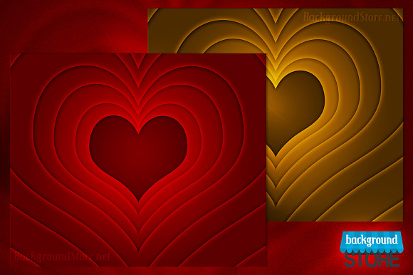 Hearts Background preview 2