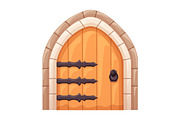 Old medieval castle doors set, an Object Illustration by Good Studio (Thumbnail 3 of 13)