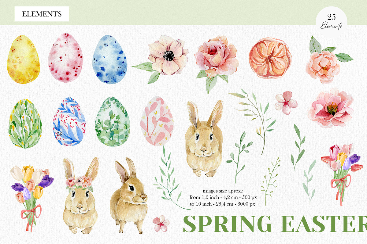 Spring Easter Pattern Floral Animal, a Pattern Graphic by AnnaTkachi (Photo 6 of 6)
