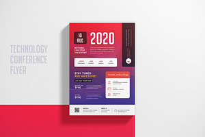 Technology Conference Flyer Template, a Flyer Template by Pro-Gh