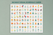 96 daily routine kids schedule cards, a Card Template by ann_etc (Thumbnail 2 of 6)