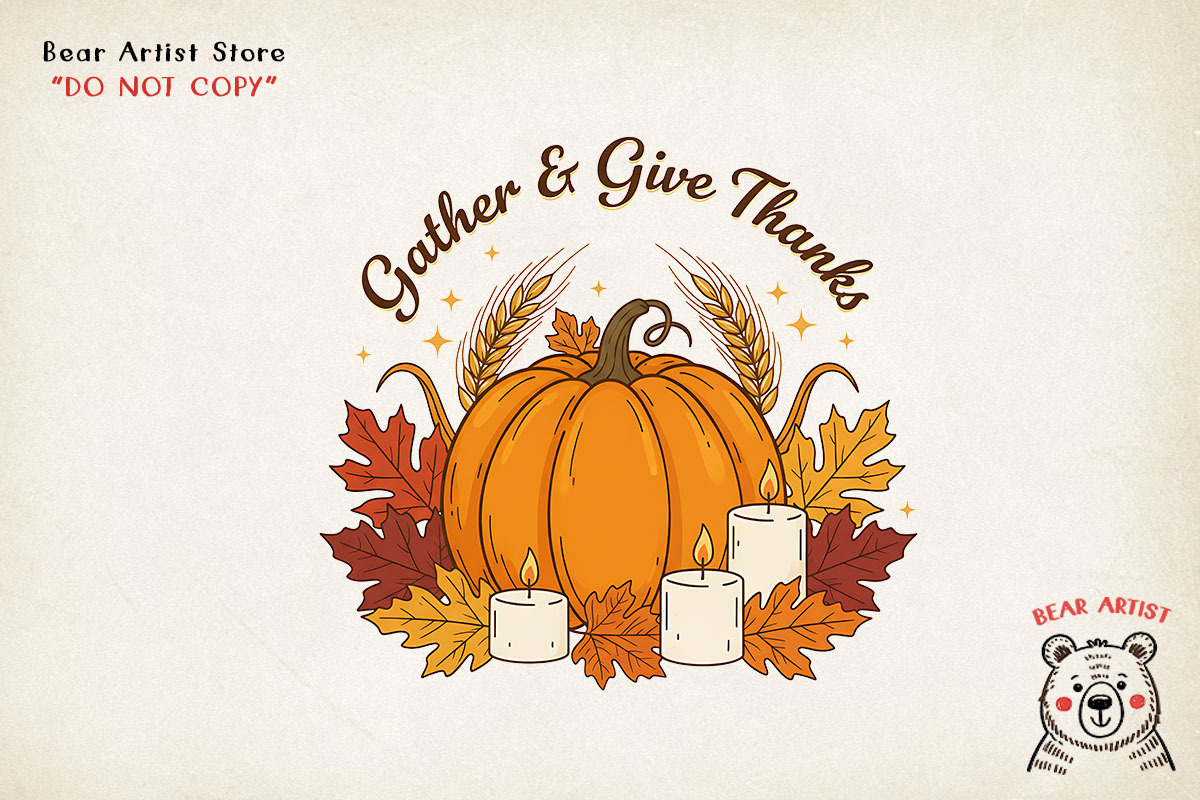 Thanksgiving Sublimation PNG Bundle, an Object Graphic by GlitterCraft (Photo 65 of 101)