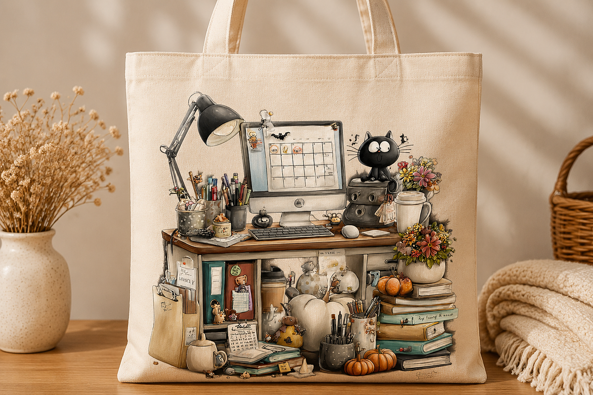 Halloween Office Girl Clipart Bundle, a Seasonal Illustration by CreationArt (Photo 2 of 7)