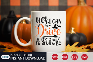 Yes, I Can Drive A Stick SVG
