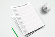 Canva Monthly Action Planner, a Templates & Theme by ARP Creation (Thumbnail 3 of 3)