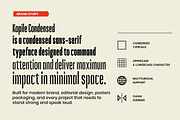 Kopile - Condensed Typeface, a Sans Serif Font by Afkari Studio (Thumbnail 2 of 10)