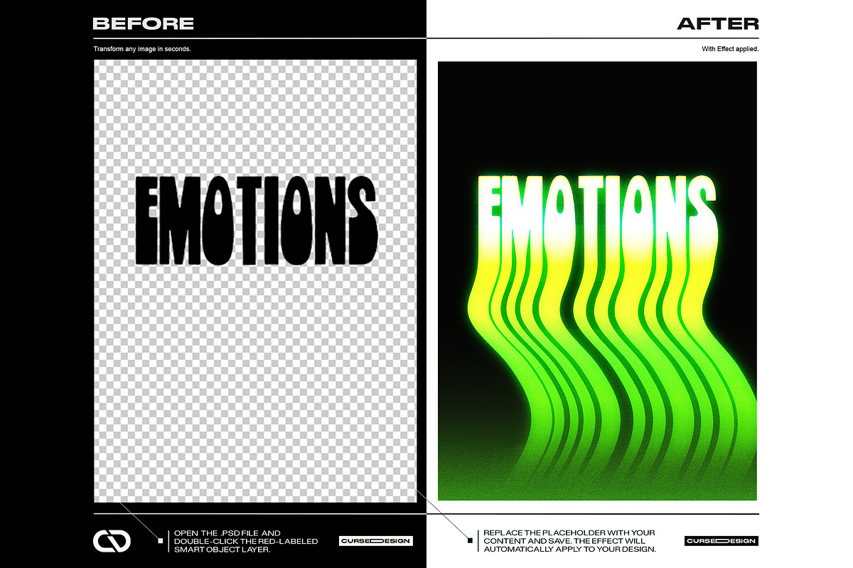 Acid Glow Text effects, a Layer Style Add-On by Cursedesign (Photo 4 of 5)