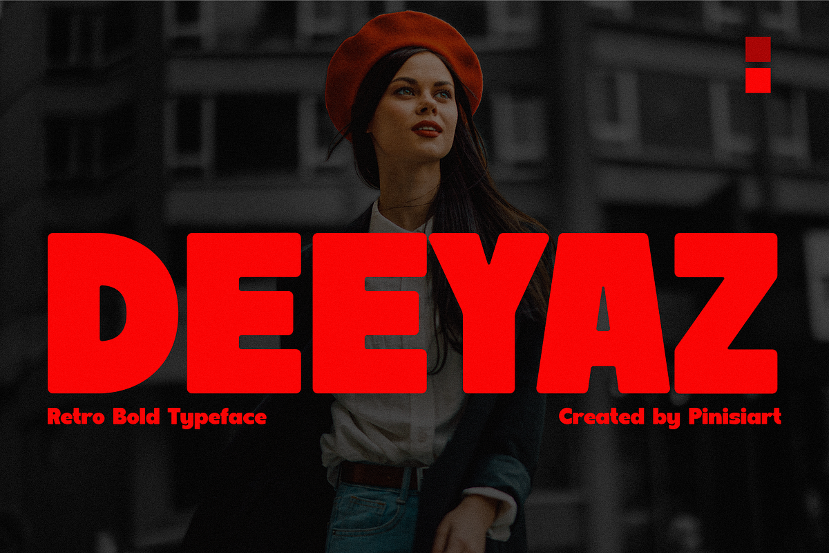 DEEYAZ, a Sans Serif Font by Pinisi ART (Photo 1 of 10)