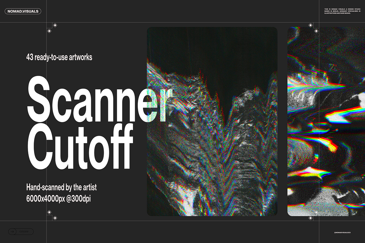 Scanner Cutoff Textures, a Texture Graphic by Nomad Visuals (Photo 1 of 14)