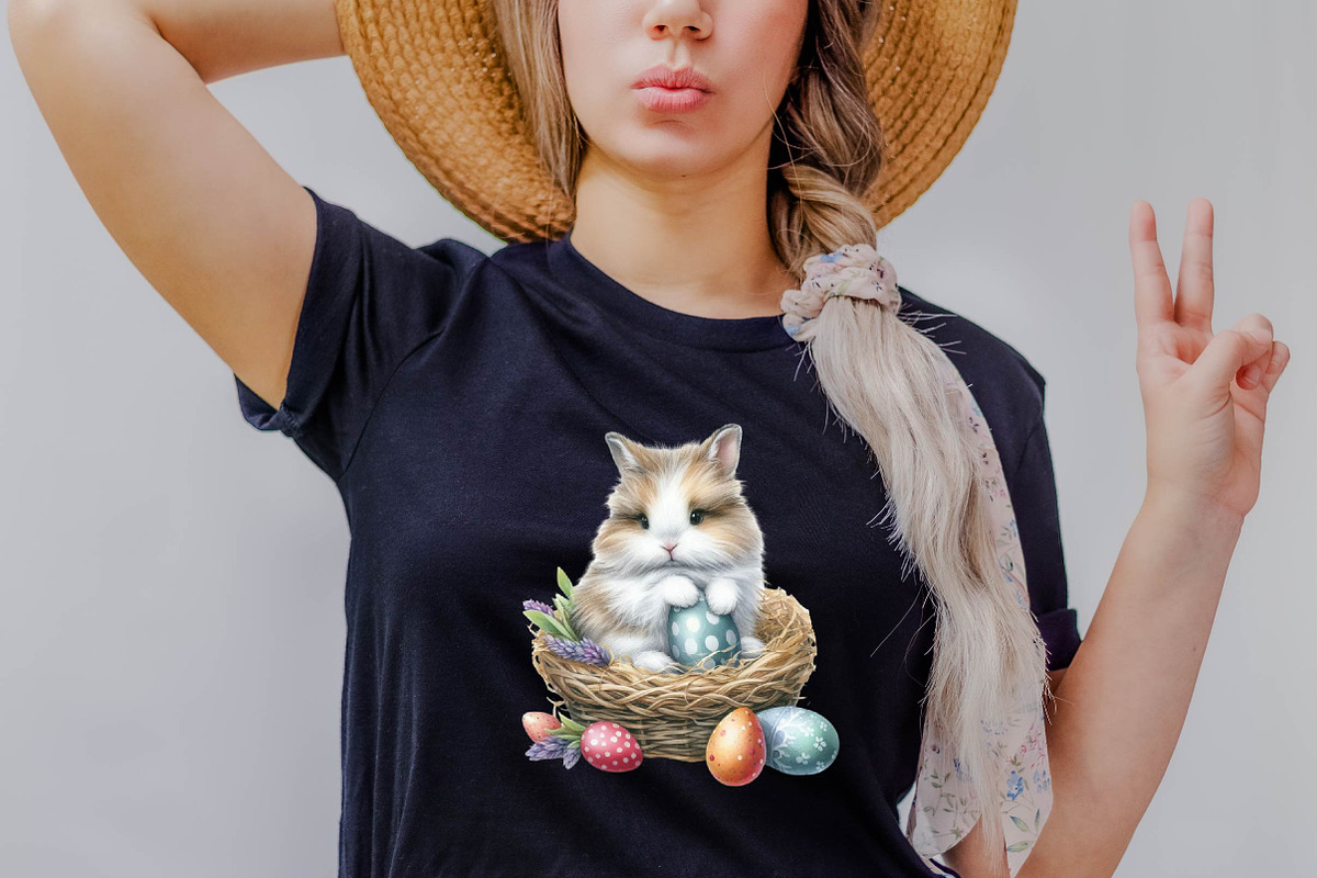 Happy Easter Sublimation Clipart Bu, an Illustration by SVGArt (Photo 6 of 8)