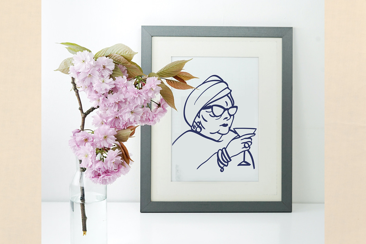 Joyful seniors. 30 illustrations, a Person Illustration by Nadia Murash (Photo 5 of 5)