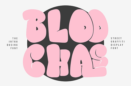 Bloochas Street Graffiti Display Fon, a Handwritten Font by Maulana Creative