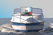 Speed Boat Styled Apple Mockup Set, a Device Mockup by Mockupdaddy (Thumbnail 3 of 7)