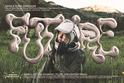The Nebula Flow Font - Chrome Type, a Font by softulka (Thumbnail 6 of 11)