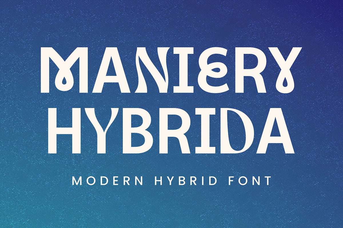 Maniery Hybrida, a Font by Novitype (Photo 1 of 11)