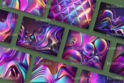 25 Holographic Neon Backgrounds, a Wallpaper Graphic by Incomelion (Thumbnail 7 of 11)