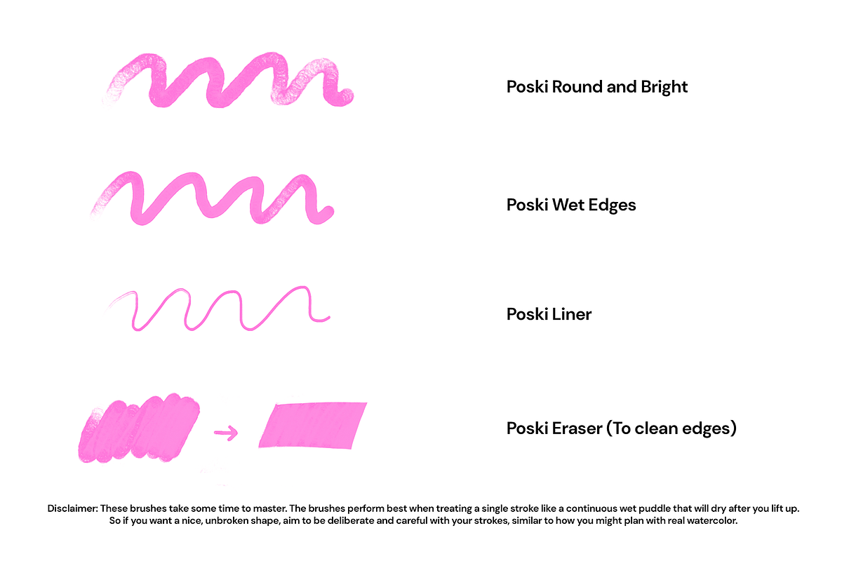 Poski Markers for Procreate, a Brush Add-On by Wink Brushes (Photo 2 of 3)